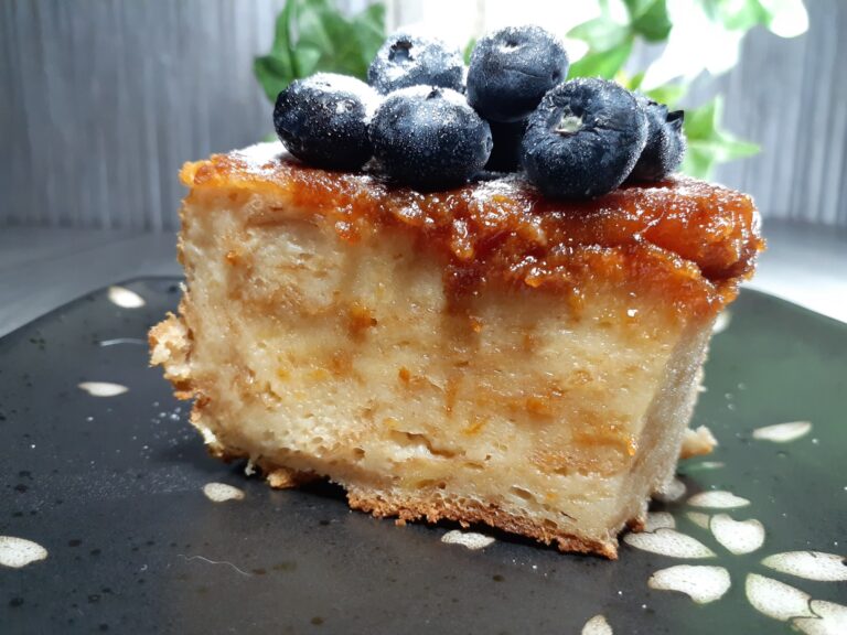Budin de pan frances