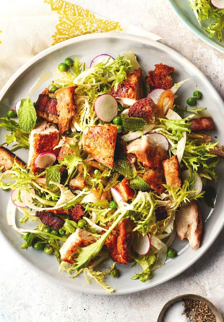 Ensalada primavera de pollo