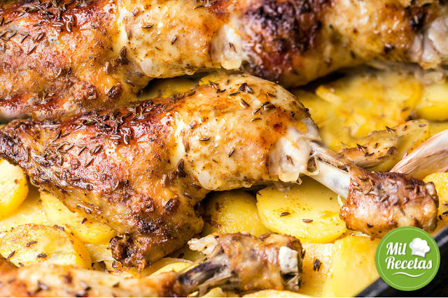 Chicken with white wine
