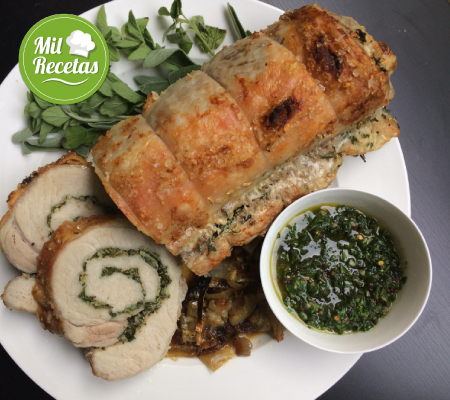 Rollos de carne con perejil
