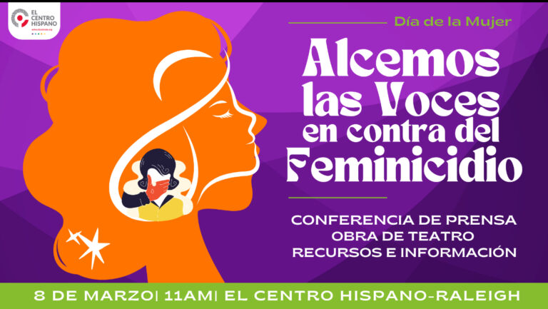 Flyer Voces en contra del Feminicidio Horizontal 768x433