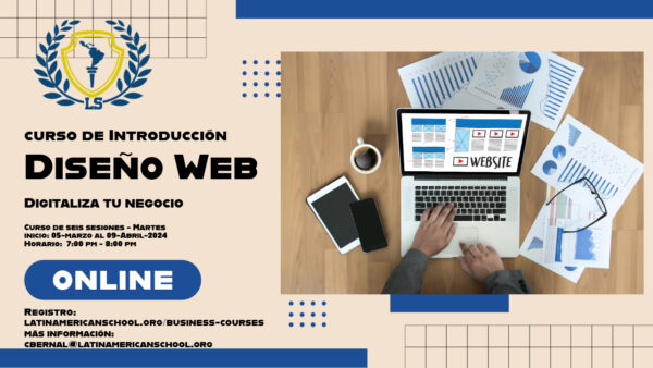Latin American School ofrece un curso de Introducción en Diseño Web - ONLINE