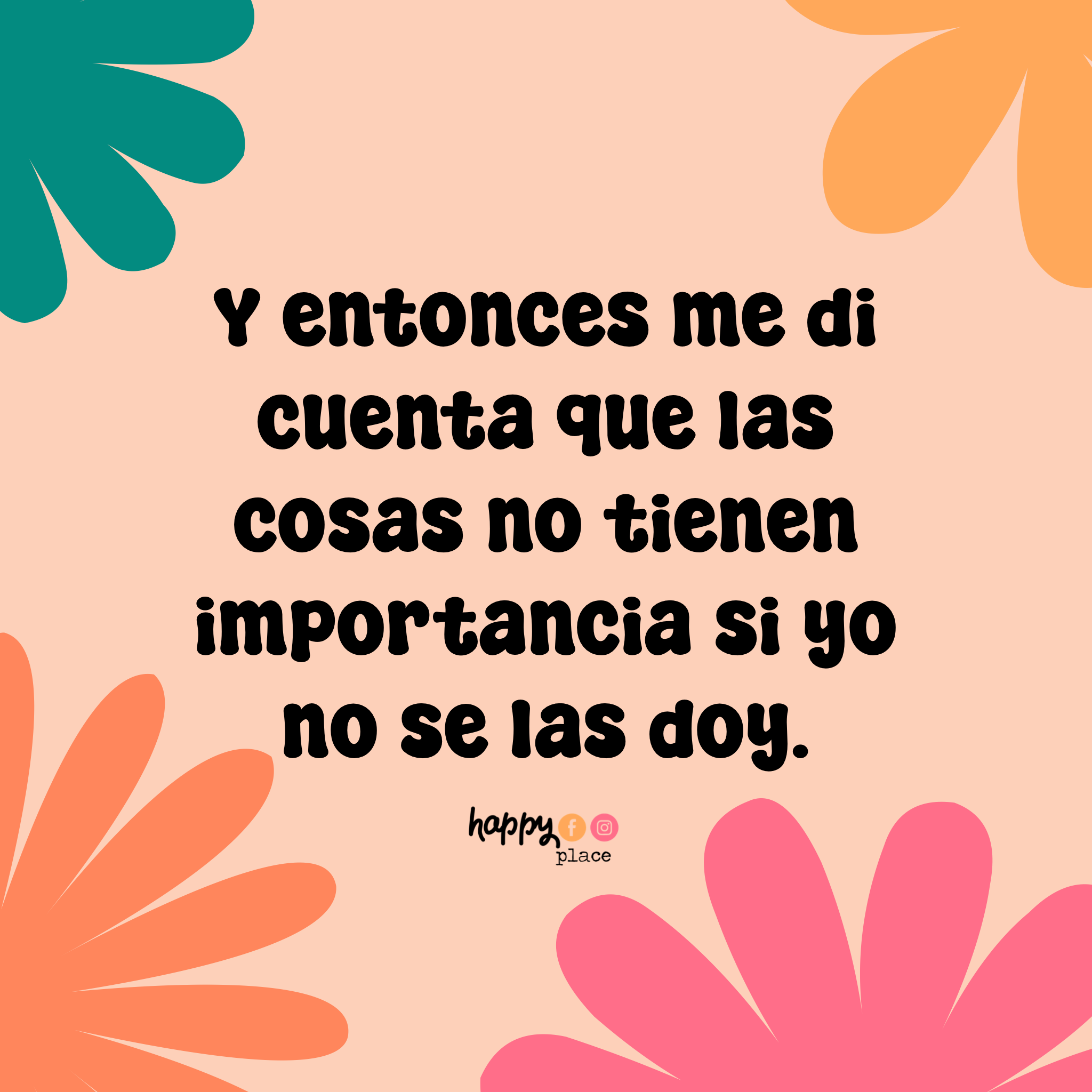 Y entonces me di cuenta…