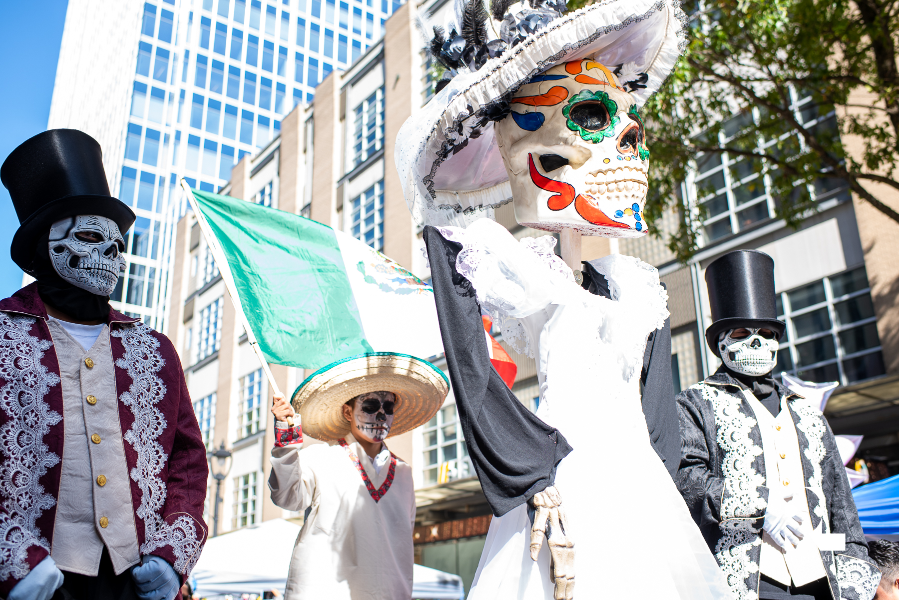 Artistas festival Día de los Muertos Raleigh