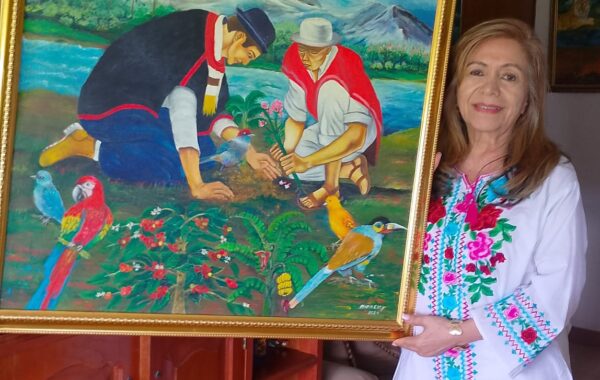 María Elcy Ramírez y el encanto colorido de su obra